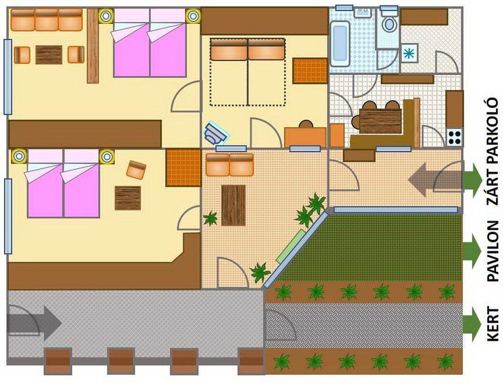 Hajnal Apartman Villa Gyula Exteriör bild